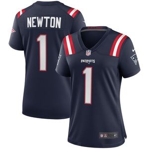 Cam Newton New England Patriots Women’s Game Player Jersey – Navy